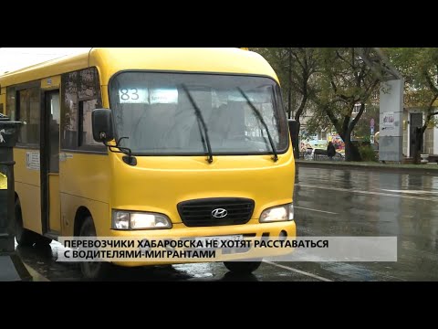 Видео: Перевозчики Хабаровска не хотят расставаться с водителями-мигрантами