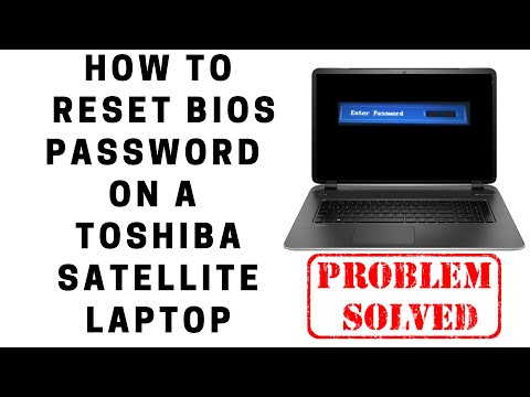 Видео: Как сбросить пароль BIOS на ноутбуке Toshiba Satellite