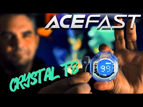 Видео: Acefast Crystal T8 новейшие наушники с превосходным дизайном и Bluetooth 5.3