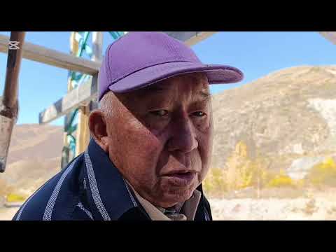 Видео: Ак-Тюз-поселок в горах Кыргызстана.Шахты,природа.Встреча с Калымбеком Мурзахановичем(Батя).Ч.1.Влог.