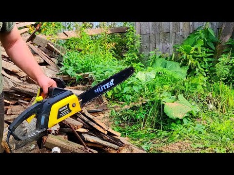 Видео: Купил пилу HUTER ELS 2000P и не пожалел отзыв через 3 года тяжелой эксплуатации