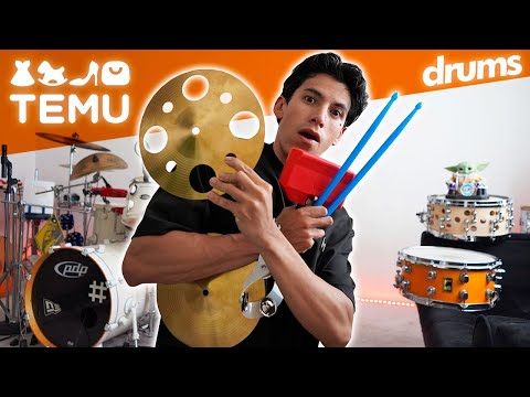 Видео: Пробуем ТАРЕЛКИ и аксессуары для барабанов от TEMU