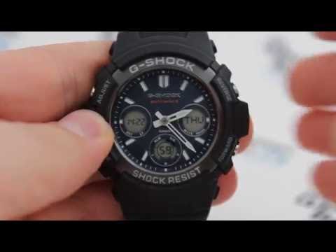 Видео: Часы Casio G-SHOCK AWG-M100SB-2A - инструкция, как настроить часы | Watch-Forum.RU