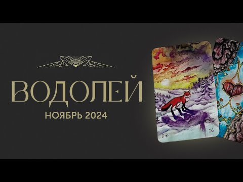 Видео: ВОДОЛЕЙ — ТАРО ПРОГНОЗ НА НОЯБРЬ 2024