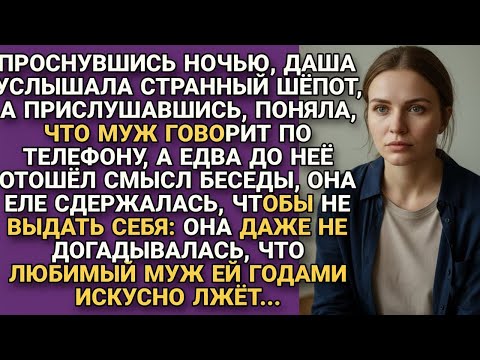 Видео: Муж шептался с кем-то ночью по телефону, а она слушала, узнав страшную правду..