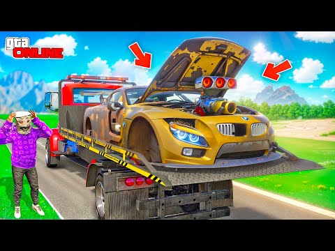Видео: УГНАЛ РЖАВУЮ ТУРБО БМВ СО СВАЛКИ В GTA 5! БИТВА ЭВАКУАТОРОВ В ГТА 5 ОНЛАЙН | НАШЕЛ 3 ТАЧКИ