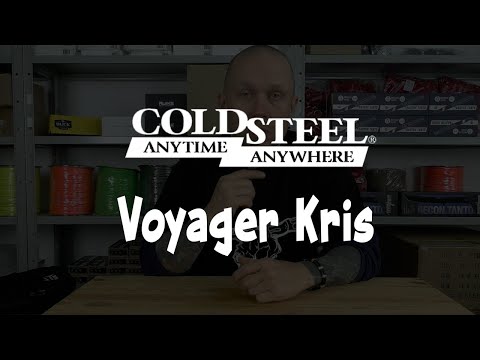Видео: Нож Cold Steel Voyager Kris