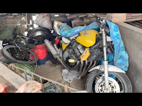 Видео: Восстановление Honda CB400 1994 года — восстановление Honda вашей мечты.