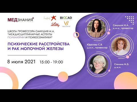 Видео: Психические расстройства и рак молочной железы