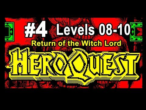 Видео: HeroQuest. Return Of The Witchlord. Levels 08-10. ZX Spectrum. Прохождение [4/4]