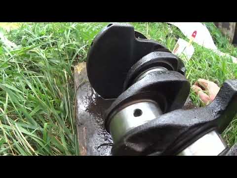 Видео: ржавый коленвал от пассата в ауди оно вообще  будет работать
