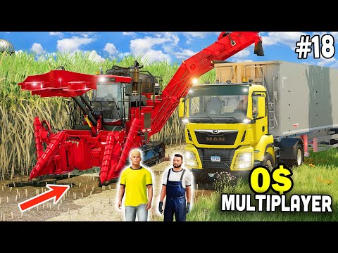 Видео: МЕГА ФЕРМА с 0$ на плоской карте с @FarmingGenius 👉 #18