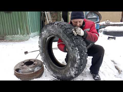 Видео: Ремонт колеса ГАЗ 53 или ПАЗИКА.