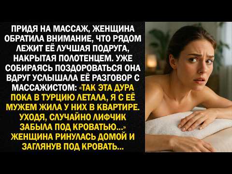 Видео: Придя на массаж, женщина обратила внимание, что рядом лежит её лучшая подруга, накрытая полотенцем..