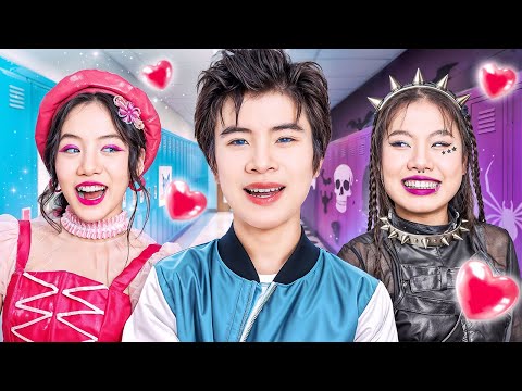 Видео: Плохая Девушка Vs Хорошая Девушка Влюбилась В Красивого Парня!