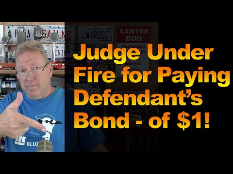 Видео: Судья под критикой за выплату залога ответчику в размере 1 доллара!
