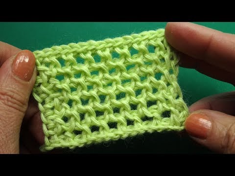 Видео: Нереально сложный узор вязания Соты  - Урок 76