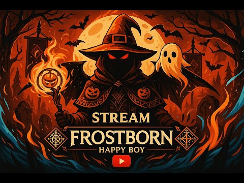 Видео: ХЭЛЛОУИН И ПВП:) СТРИМ FROSTBORN .FROSTBORN STREAM