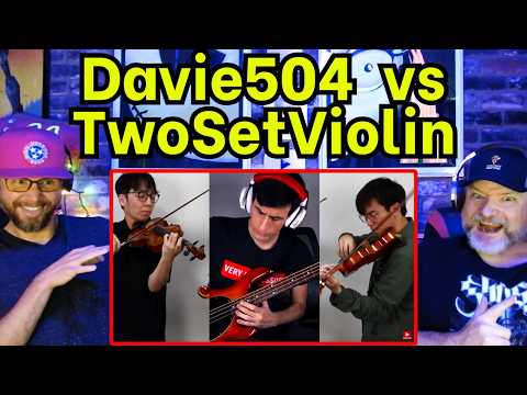 Видео: Реакция гитариста на ЭПИЧЕСКУЮ битву Davie504 против TwoSetViolin!