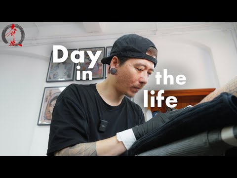 Видео: День из жизни традиционного японского тату-мастера [JPN SUBS]