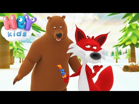 Видео: Как Лисицата Надхитрила Мечката 🦊 Детски Приказки Бг - HeyKids