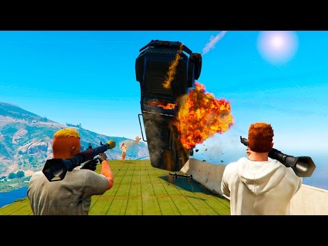 Видео: ЧТО БУДЕТ ЕСЛИ ПОПАСТЬ С РПГ В БРОНЕВИК (GTA 5 Смешные моменты)