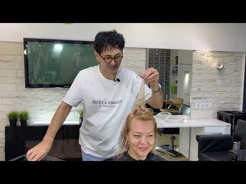 Видео: Делаем химию на пальцы / Химическая завивка на осветлённый волос