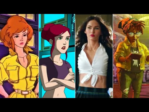 Видео: Эволюция Эйприл О'Нил в мультфильмах и кино
