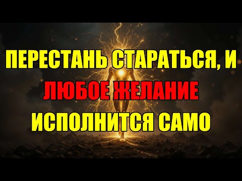 Видео: Главный Секрет Квантовой Манифестации: Почему Ваши Усилия Только Всё Портят И Мешают