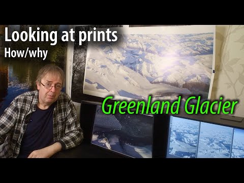 Видео: Печать — как и зачем: Гренландский ледник с воздуха. Сшивка нескольких 11-мегапиксельных изображе...