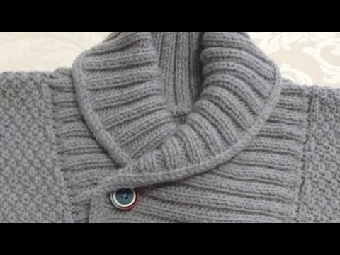 Видео: #Мужской свитер #спицами. Часть 3. Делаем плечевой скос.