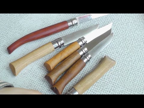 Видео: Проварка ножей Opinel в льняном и подсолнечном масле