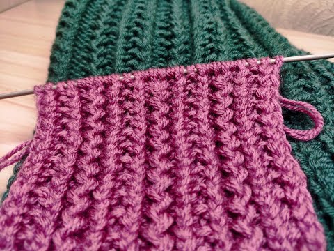 Видео: УЗОР ДЛЯ ШАПКИ СПИЦАМИ, ПЛОТНЫЙ,ОБЪЕМНЫЙ И КРАСИВЫЙ .