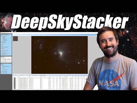 Видео: Учебное пособие по DeepSkyStacker: руководство для начинающих по астрофотографии