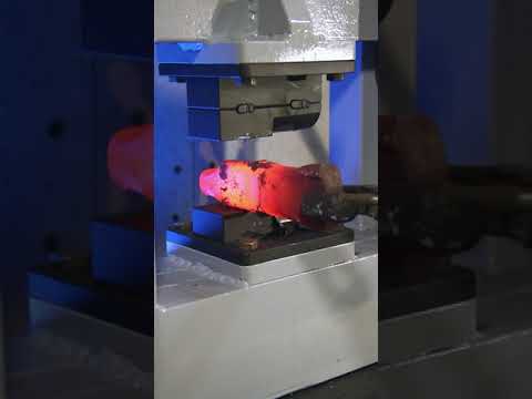 Видео: Обзор самодельного кузнечного пресса