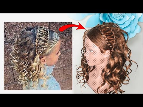 Видео: #Прически для Девочек в школу/садик. Peinados. Hairstyles for girls