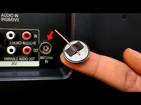 Видео: Вставьте батарейку-таблетку и разблокируйте все телеканалы! | Бесплатный трюк с сигналом