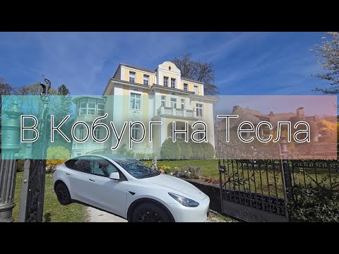 Видео: В Кобург на Тесла, олени в городе,  роскошные Виллы! Исторический вайб. Неожиданно. @teslamotics