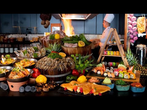 Видео: Безлимитный ужин в отеле Хилтон Паттайя