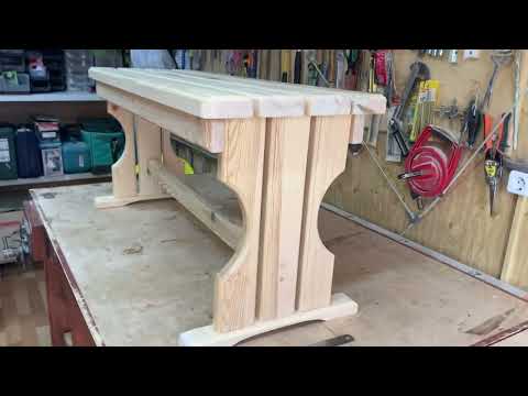 Видео: Изготовление скамьи в баню🪚КАК ИЗГОТОВИТЬ СКАМЬЮ В БАНЮ📐(4)