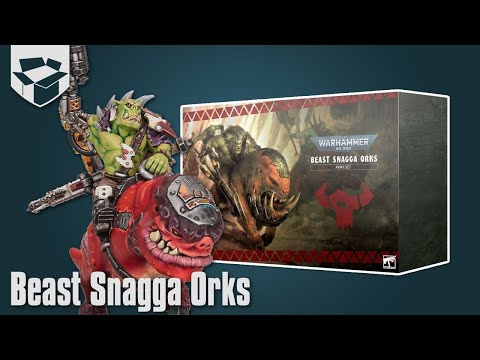 Видео: Распаковка - Beast Snagga Orks