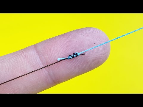 Видео: Самый быстрый и очень прочный рыболовный узел. Как связать две лески между собой