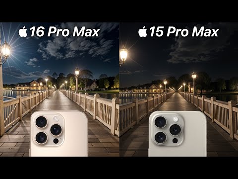 Видео: Сравнение тестов камер iPhone 16 Pro Max и iPhone 15 Pro Max
