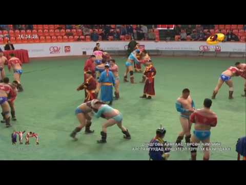 Видео: Дундговь аймгийн арслан цолтонд хүндэтгэл үзүүлэх барилдааны 2 даваа