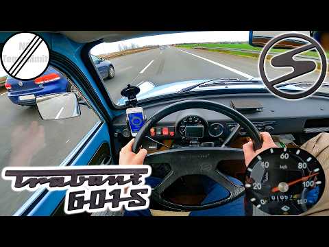 Видео: 1990 Trabant псевдоним Trabi максимальная скорость немецкая автострада POV