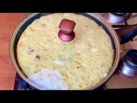 Видео: За 5 минут ЯБЛОЧНЫЙ ПИРОГ на сковороде, который тает во рту! Быстрый и Вкусный Завтрак!