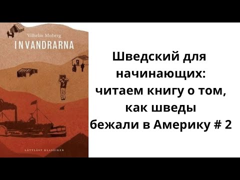 Видео: Читаем и переводим главу из шведского романа "Invandrarna"