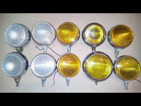 Видео: Почему противотуманные фары желтого цвета