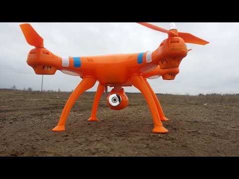 Видео: Квадрокоптер Syma X8C с камерой (НедоPhantom)