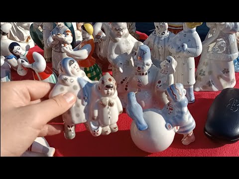 Видео: БАРАХОЛКА. УЖГОРОД. СТАТУЕТКИ ЗИМОВИЙ ДВІР 4000 ГРИВЕНЬ. 10.09.2023.